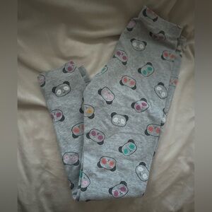 Cat & Jack Red Text Gray Fabric